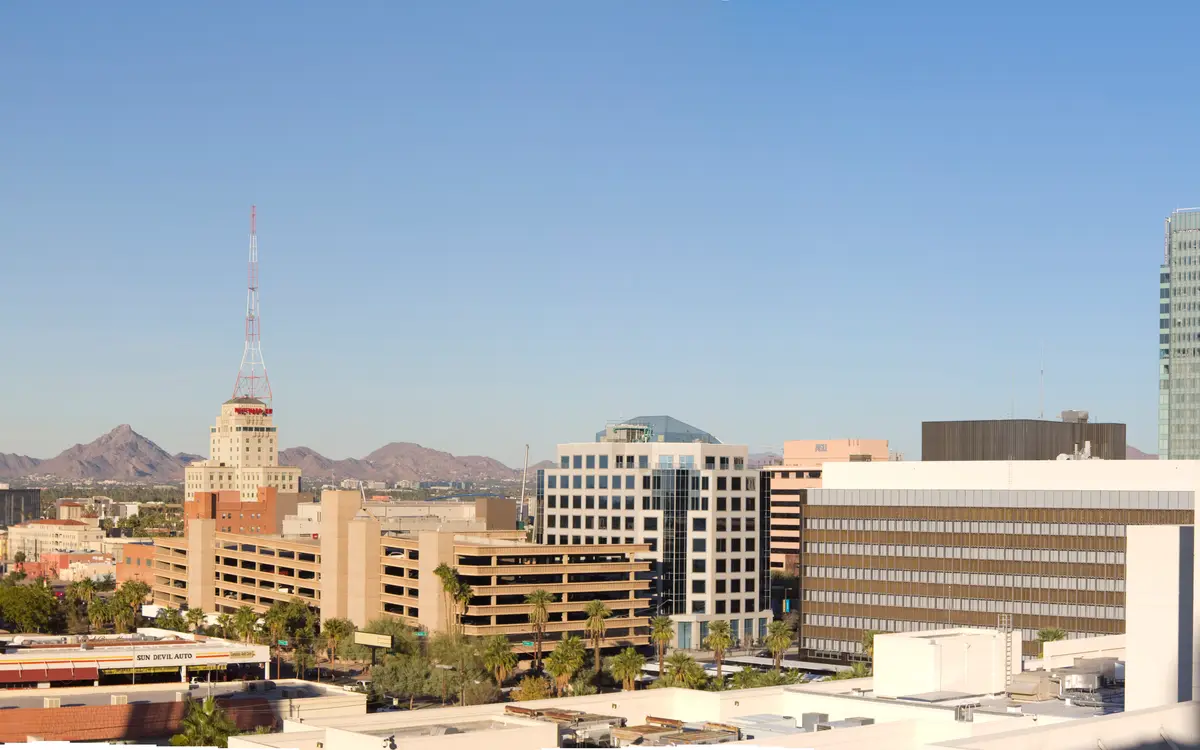 Skyline of downtown Phoenix, Arizona